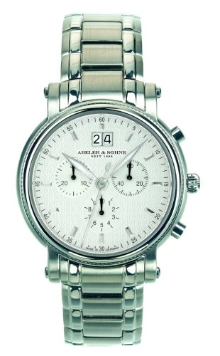 Abeler & Söhne seit 1898 Made in Germany Herren Chronograpf Armbanduhr AS1411M