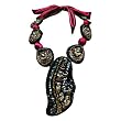 AKT Divine Tombs Day Tomato Puree Necklace (Taj Mahal)