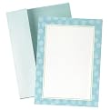 Teal Dots Invitation