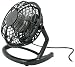 GreyMobiles Black USB Retro Desk Fan With FREE MAINS ADAPTOR