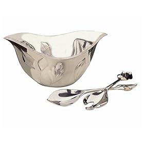 Arbor Salad Bowl with Servers by Organize.com