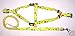 Ultralite Step-In Dog Harness & Leash Set Adjustable Medium 13-21 Yellow Dot