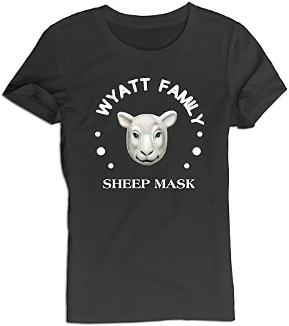 SSGUANG Men's Wyatt Family Sheep Mask T-shirts S Black