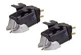 Stanton 505.V3 H4 Spherical DJ Mix Scratch Turntable Cartridges - Twin Pack Mounted on H4S Shells - B00292BRFE