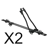 Twin Pack Thule FreeRide 530 2 Roof Mounted Cycle Bike Carrier