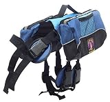 Kyjen Outward Hound Quick Release Dog BackPack – Sm – Blue (Quantity of 1)