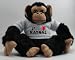 Peluche chimpanzé avec J'aime Raynal T-Shirt
