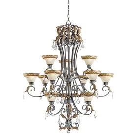 Kichler Elan 12 Light Chandelier Feldspar
