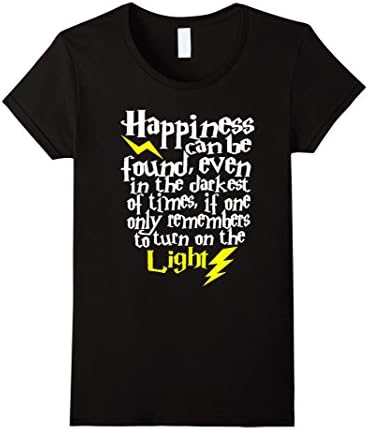 Women's Happiness can be found If remember turn on the Light T-Shirt XL Black