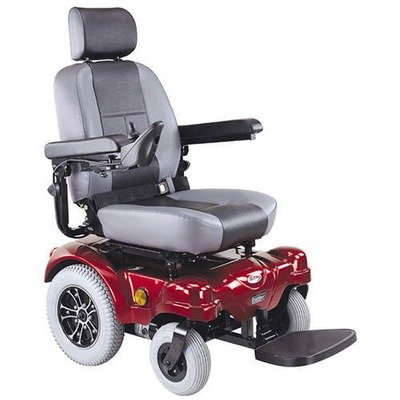 Heavy Duty Rear Wheel Drive Power Chair Color: Blue