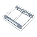 Beurer GS12 - B�scula Ba�o crital, medici�n 150 Kg, digital, pantalla LCD, color transparente
