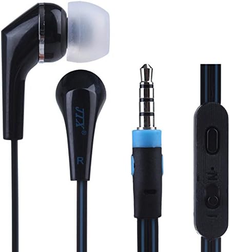 Earphones,Crazy Panda TM Premium In-Ear Earphones/Earbuds/Headphones with Remote Control and Stereo Mic for iPhone Samsung HTC etc with 3.5mm - black