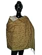 June Bud Color Wraps and Shawls Stole with Embroidery on Wool from Kashmir 72 x 28 inches Free Shipping