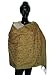 Brown Wraps Shawls Stole Crewel Embroidery Kashmiri Pashmina Shawl