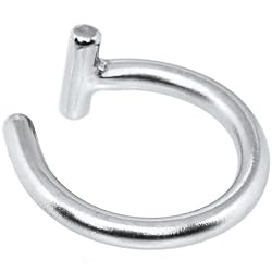 Illusion Stainless Steel Non Pierced Clip On Closure Ring