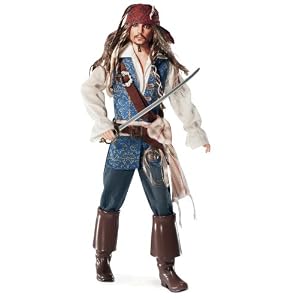 Barbie Collector Pirates of The Caribbean: On Stranger Tides Captain Jack Sparrow Doll