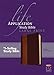 NKJV Life Application Study Bible, Second Edition, Large Print, TuTone (Red Letter, LeatherLike, Brown/Tan)