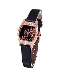 Time100 Ladies Dragon Diamond Rose Golden Case Fashion Watch#W50009L.02A