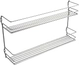 Metaltex 364632039 Gew&uuml;rzregal 2-Etagen 36 x 8 x 19 cm Polytherm Pepito