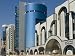 Modern Highrise Building in Center, Doha, Qatar, Middle East Photographic Poster Print by Charles Bowman, 24x18