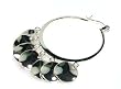 Sterling Silver Hoop Earrings (Rodium Plated)