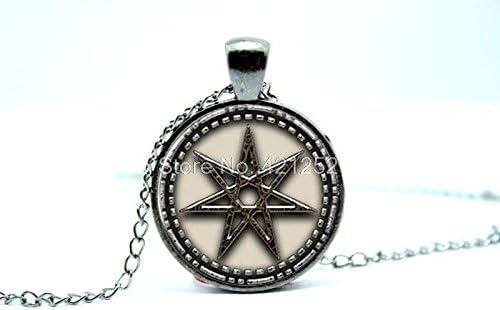 Pretty Lee 2015 Fashion Elven Star Or Faerie Star Pendant Necklace Glass Photo Cabochon Necklace Christmas gift