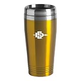 San Diego State University - 16-ounce Travel Mug Tumbler - Gold
