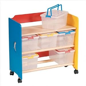 Kids Children's Moon and Star See, Store and Take-along Toy Storage