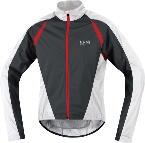 Gore Men's Contest 2.0 AS Jacket, Black/White/Red, Medium