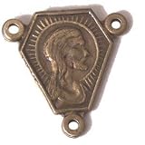 Jesus - Mary center piece - Bronze (1.3 cm-0.5" )