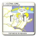 Londons Times Religion Heaven Hell Cartoons - Blockbuster Movies In Heaven - Light Switch Covers - double toggle switch