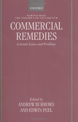 Commercial Remedies: Current Issues and Problems (Oxford Law Colloquium)