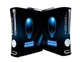 Bundle Monster Vinyl Skins Accessory For Xbox 360 Game Console - Cover Faceplate Protector Sticker Art Decal - Alien Invasion