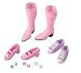 Zapf 880159 - girls Schuhe, 3 Stk. Stiefel, Turnschuhe, Pumps