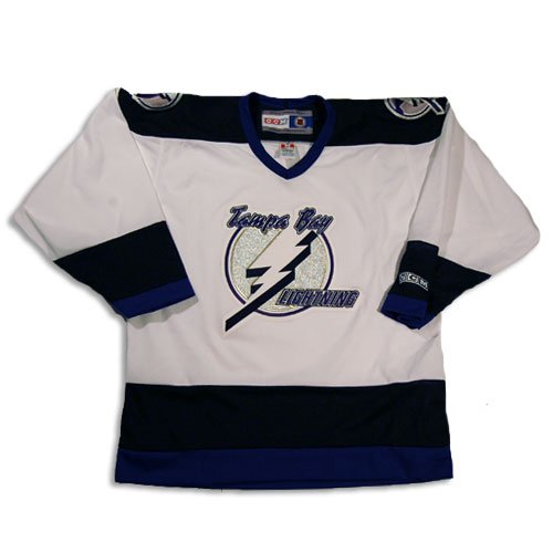 Buy Tampa Bay Lightning Pre 2007 CCM White Replica Jersey