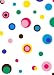 Large Polka Dot Peel & Stick Wall Stickers (7 Bright Colors)