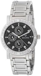 Bulova Men's 96E04 Diamond Multifunction Watch