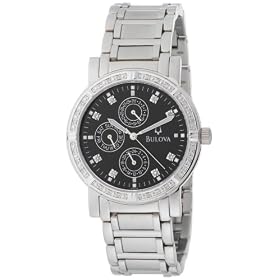 Bulova Men's Diamond Multifunction Watch #96E04