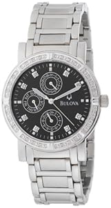 Bulova Men's 96E04 Diamond Multifunction Watch