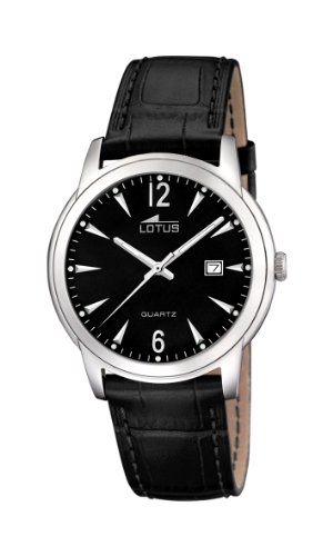 Lotus Herren-Uhren Quarz mit Lederband 15616/4