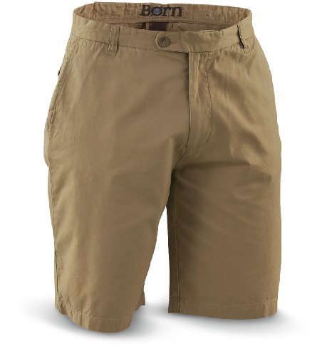 Born Peached Twill Flat - front Shorts