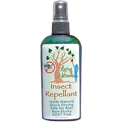 Loving Naturals Organic DEET Free 4 oz Insect Repellent