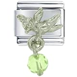 August Baby Angel Religious Italian Charms Bracelet Link