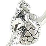 Biagi Sterling Silver MERMAID CHARM BEAD fits Pandora