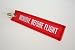 Remove Before Flight Keychain