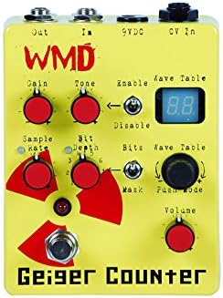 WMD Geiger Counter Distortion (Bass Mod) Bundle - 2 Items: Ernie Ball Guitar Strings, 1 Dozen Dunlop Tortex Picks