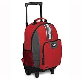 : High Sierra Axle Wheeled Backpack (Red, Charcoal)
