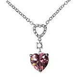 Silver Cubic Zirconia Necklaces, Size: 16 inches