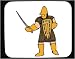 Decorated Mouse Pad with man, Europe, shield, sword, warrior, armour, armor, England,...