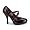 3 3/4 High Heel Vampire Costume Shoe GOTH Bat Buckles Mary Janes Size: 6